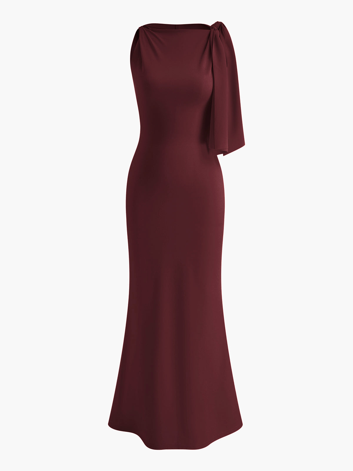 Aria | Stunning Knotted Sleeveless Long Dress