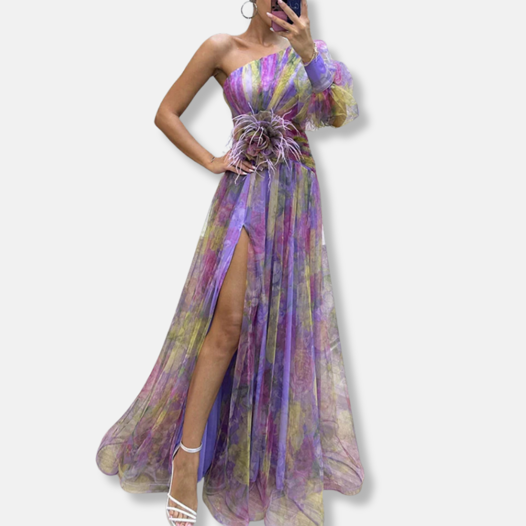 Elena | Long Summer Dress – Elegant Formal Maxi Dress