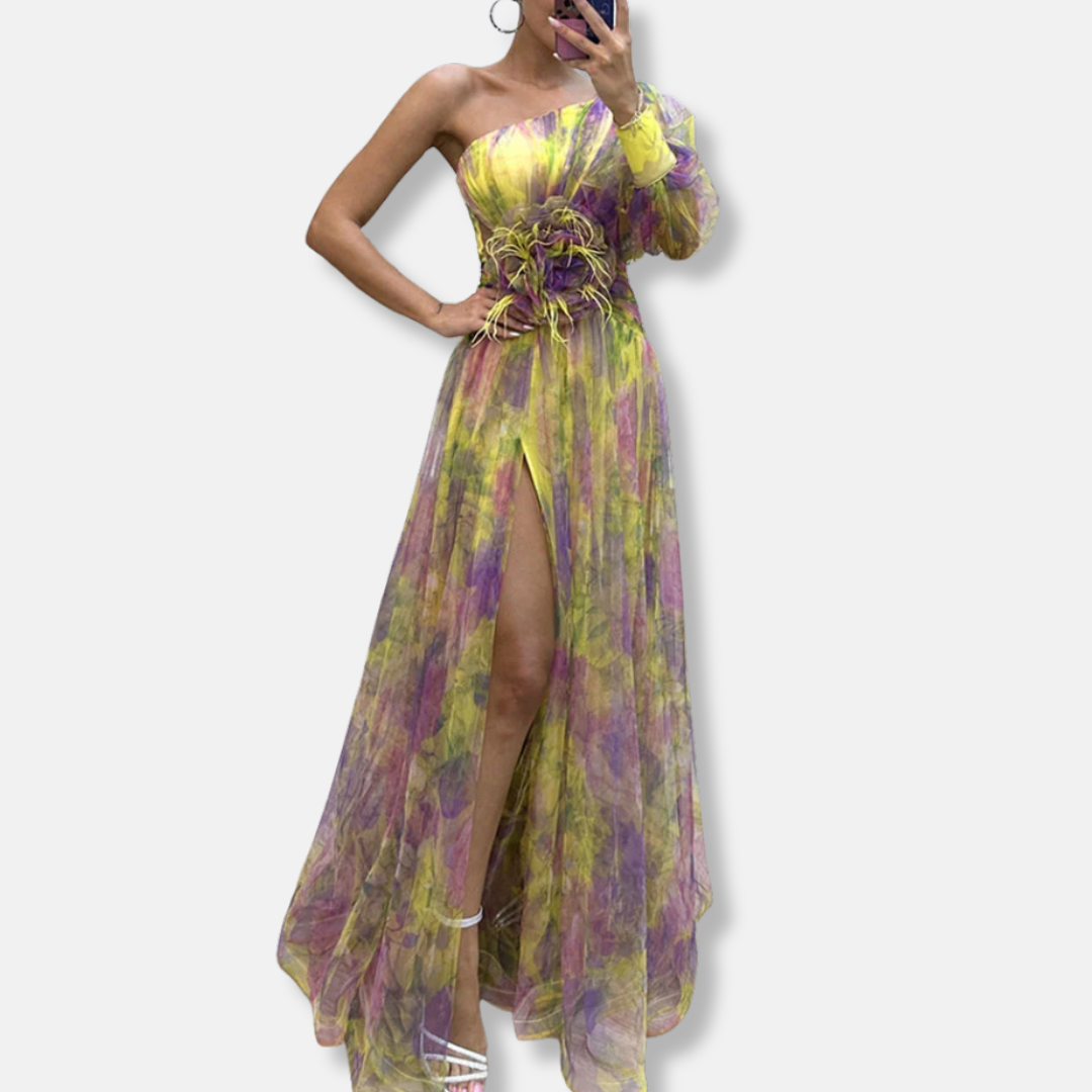 Elena | Long Summer Dress – Elegant Formal Maxi Dress
