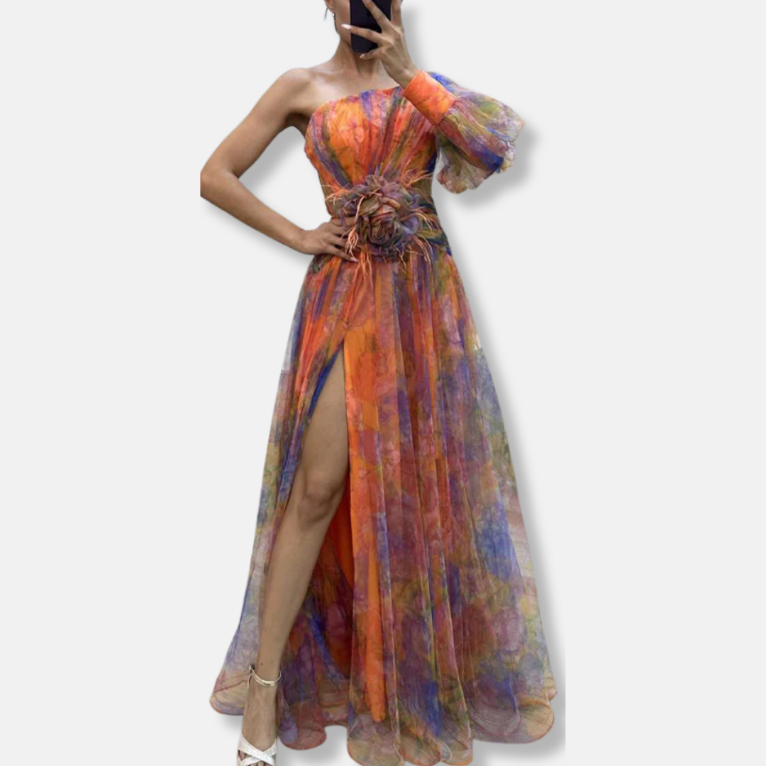 Elena | Long Summer Dress – Elegant Formal Maxi Dress