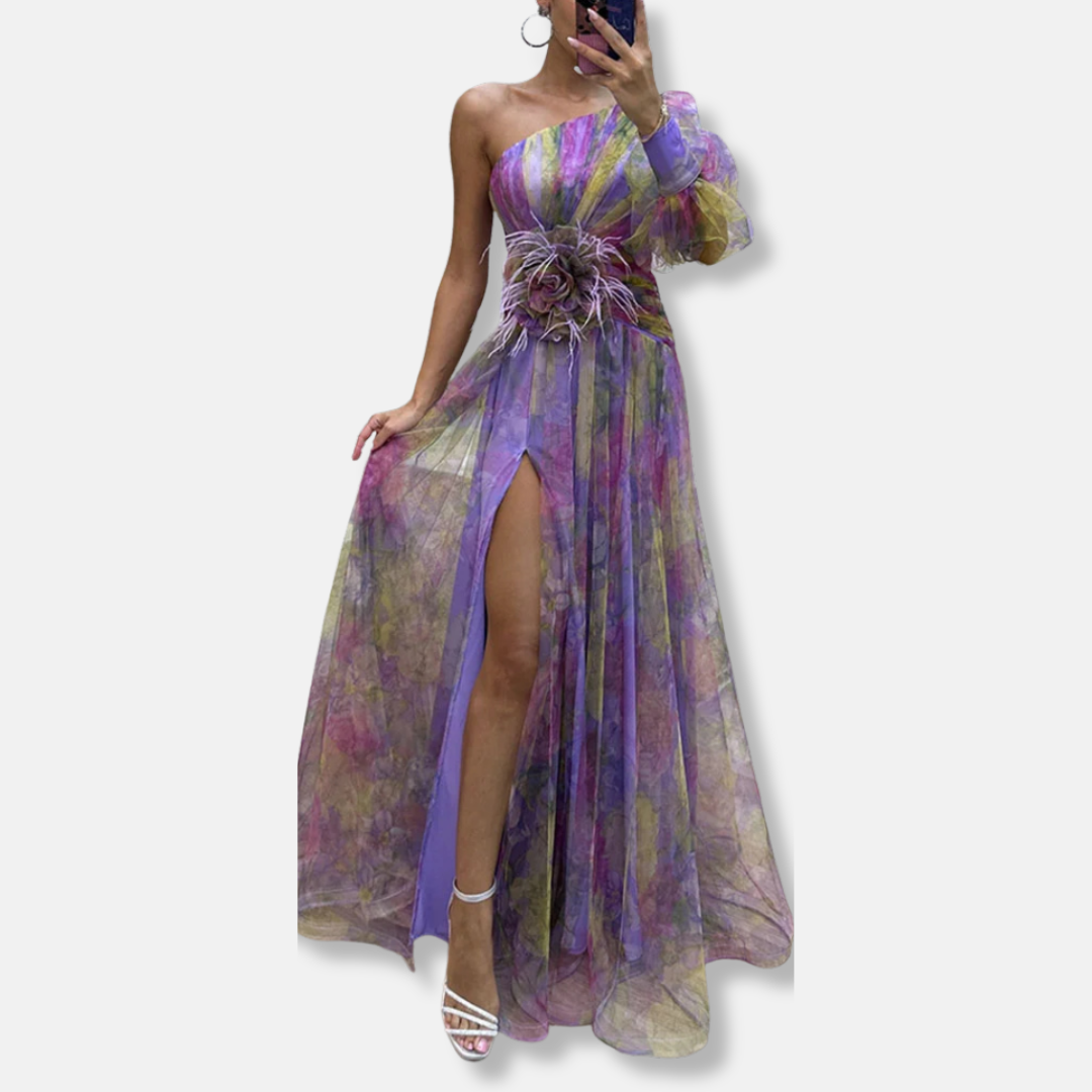 Elena | Long Summer Dress – Elegant Formal Maxi Dress