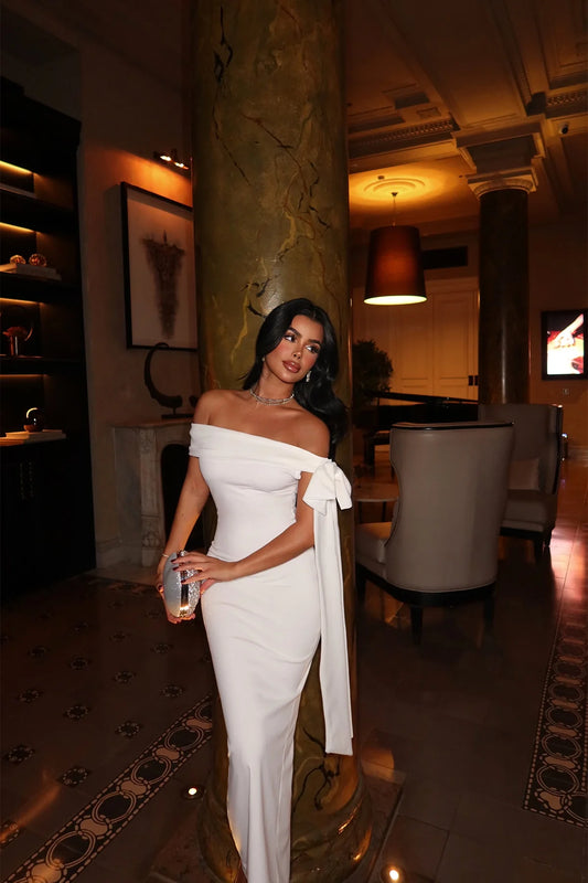 Zoe | White Maxi Dress